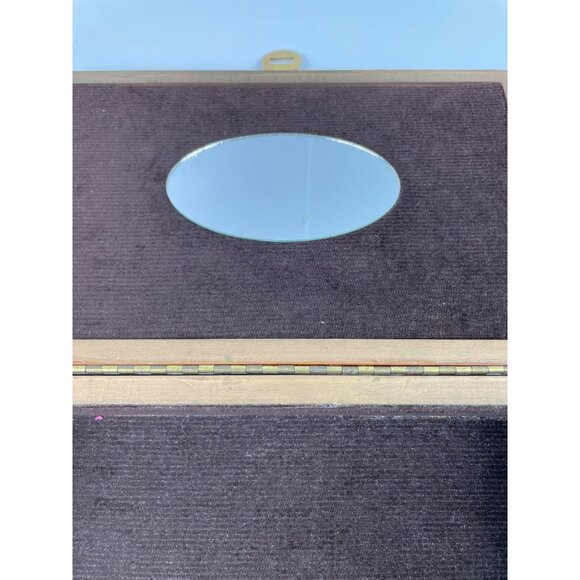 Vintage Anton Pieck Box Purse With Lucite Handle & New Orleans Scene - Picture 8 of 11